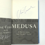SIGNED Medusa A Novel from the NUMA files by Clive Cussler, Paul Kemprecos 2009 1st Edition/1st Printing - Image 2