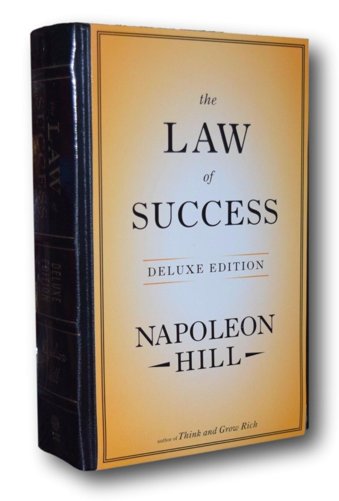 Law of Success by Napoleon Hill Sealed Leather Bound Deluxe Collectible
